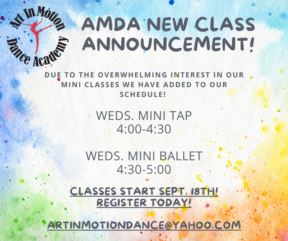 New mini classes have been added for this year!